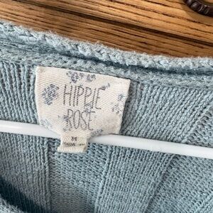 Hippie Rose Soft Blue Sweater